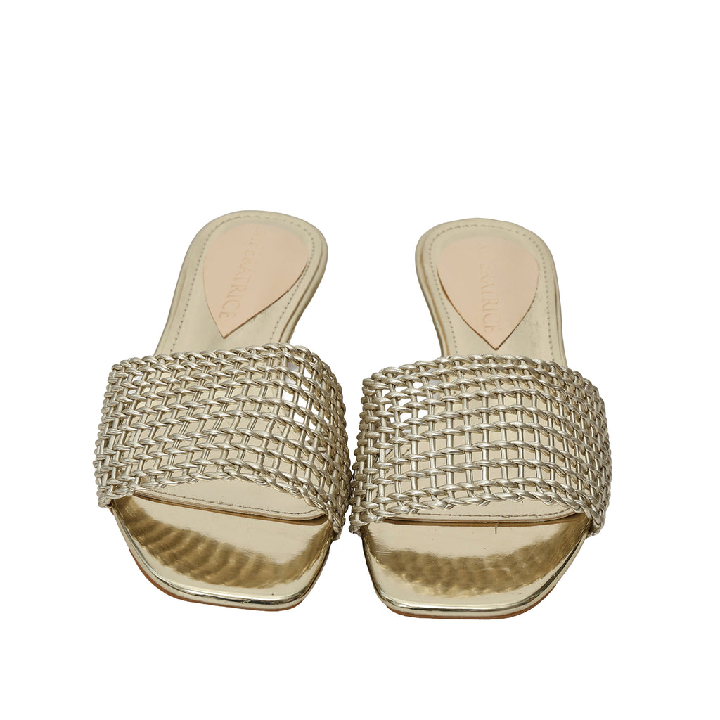 Ciabatta intreccio  - tacco 3,5 cm -Art.CL502