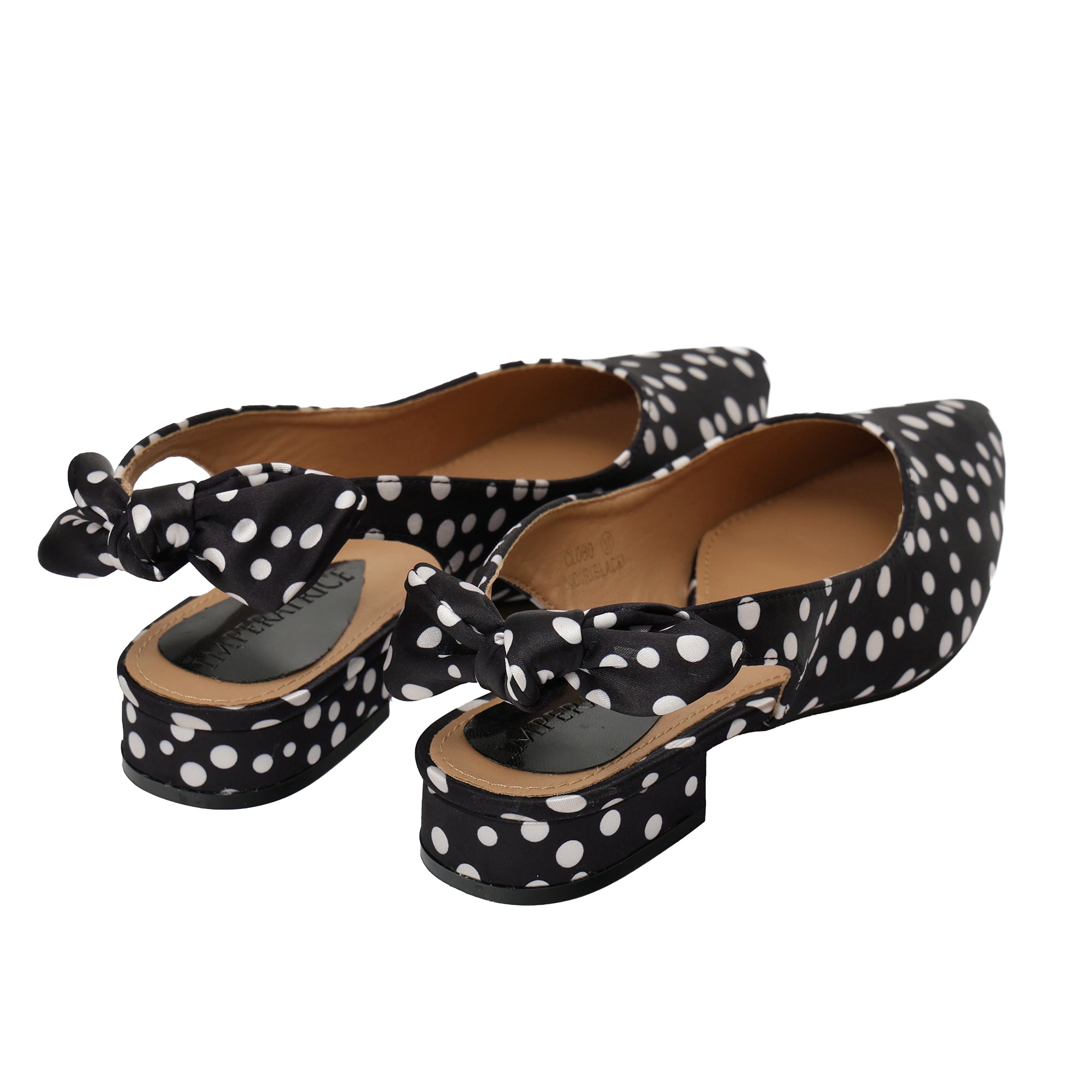 Ballerine pois - tacco 3,0 cm -Art.CL080