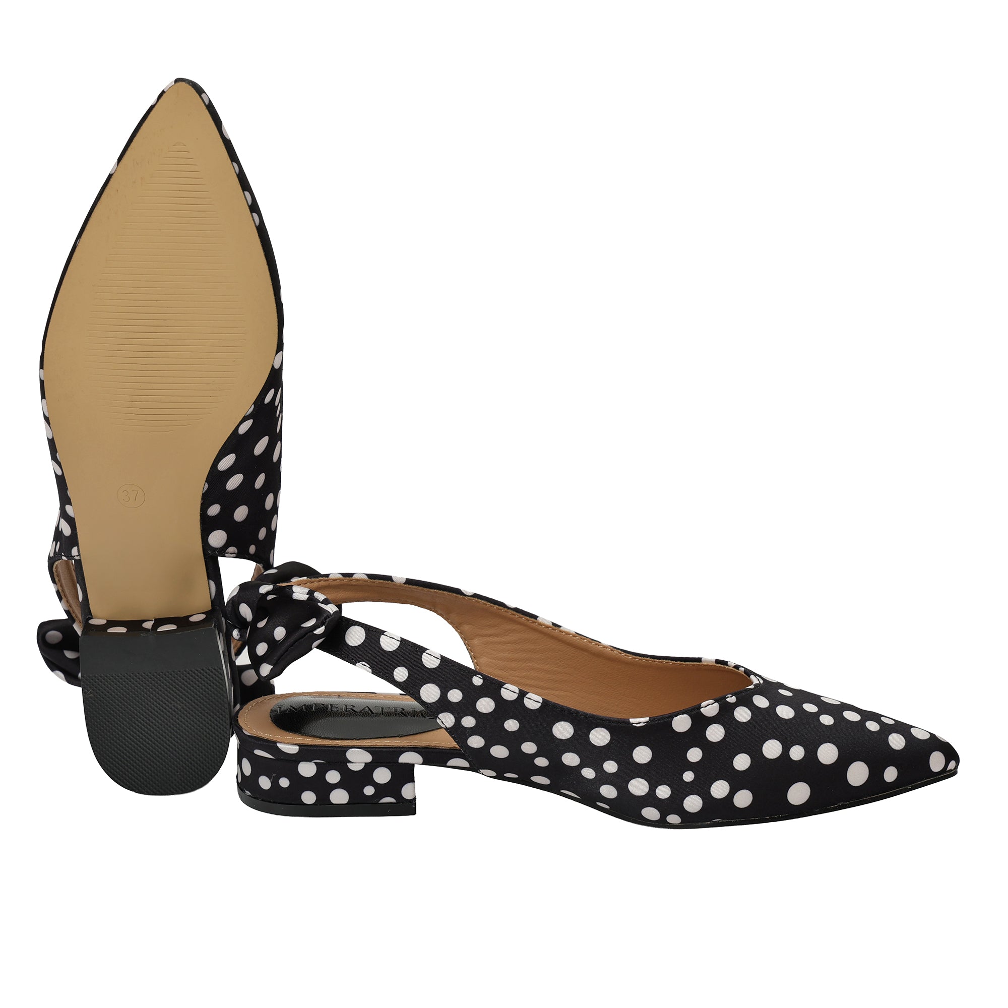 Ballerine pois - tacco 3,0 cm -Art.CL080