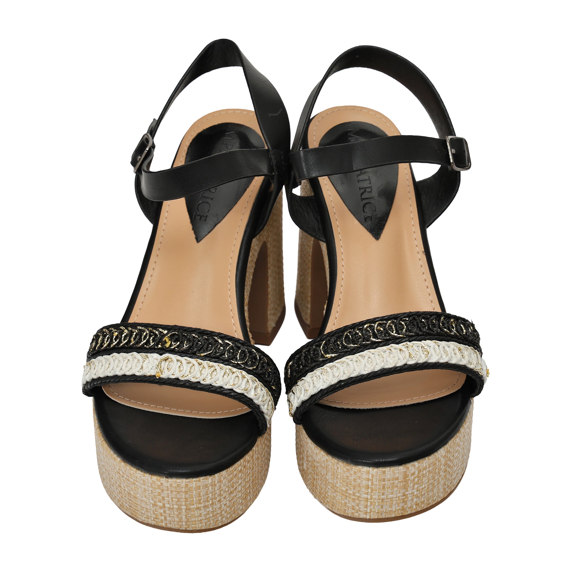 Sandali cinturino - tacco 11,0 cm - plateaux 4,0 cm -Art.BK574