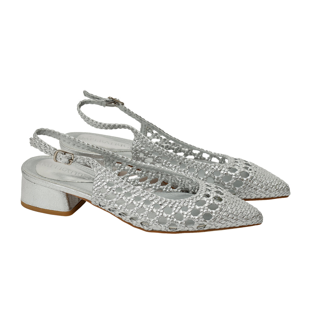 Sandali intreccio - tacco 4,5 cm -Art.BK560
