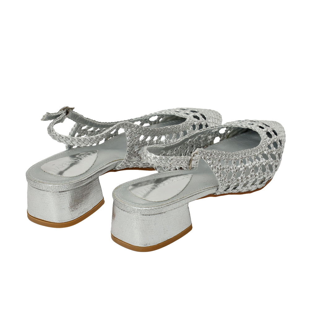 Sandali intreccio - tacco 4,5 cm -Art.BK560