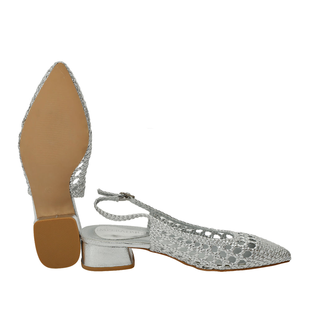 Sandali intreccio - tacco 4,5 cm -Art.BK560