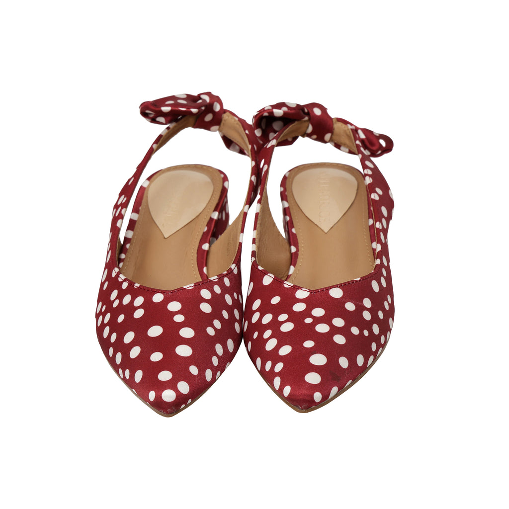 Ballerine pois - tacco 3,0 cm -Art.CL080
