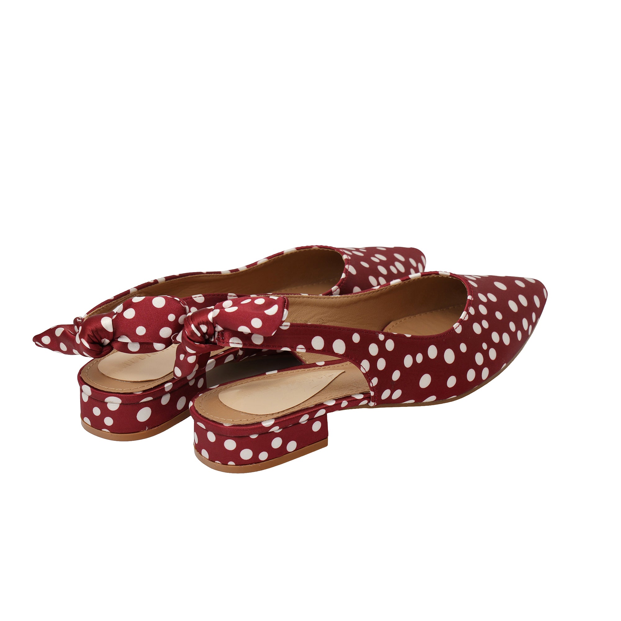 Ballerine pois - tacco 3,0 cm -Art.CL080