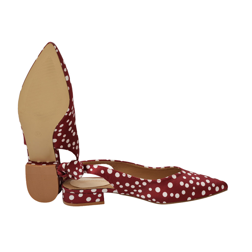 Ballerine pois - tacco 3,0 cm -Art.CL080