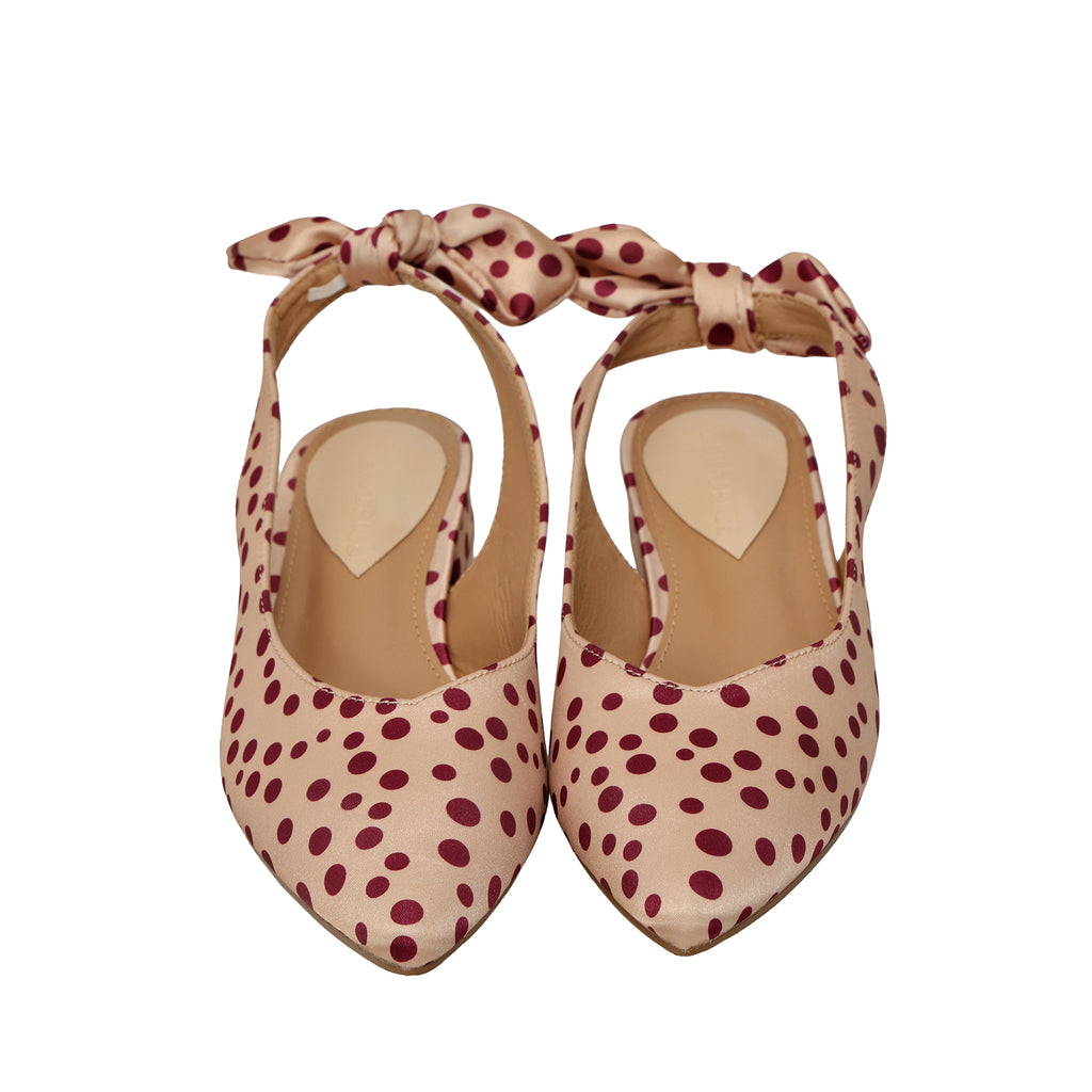 Ballerine pois - tacco 3,0 cm -Art.CL080