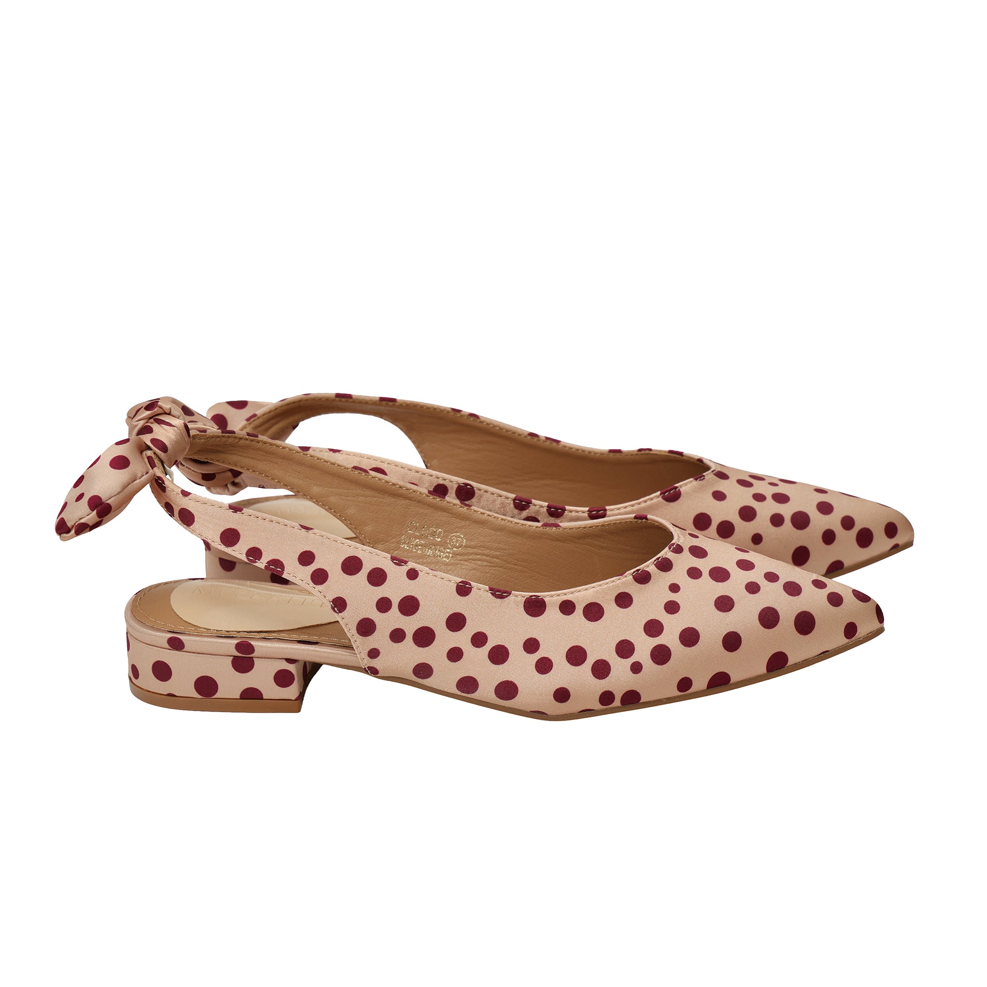 Ballerine pois - tacco 3,0 cm -Art.CL080