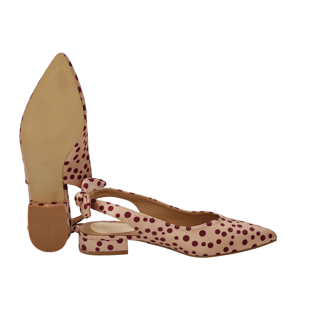 Ballerine pois - tacco 3,0 cm -Art.CL080