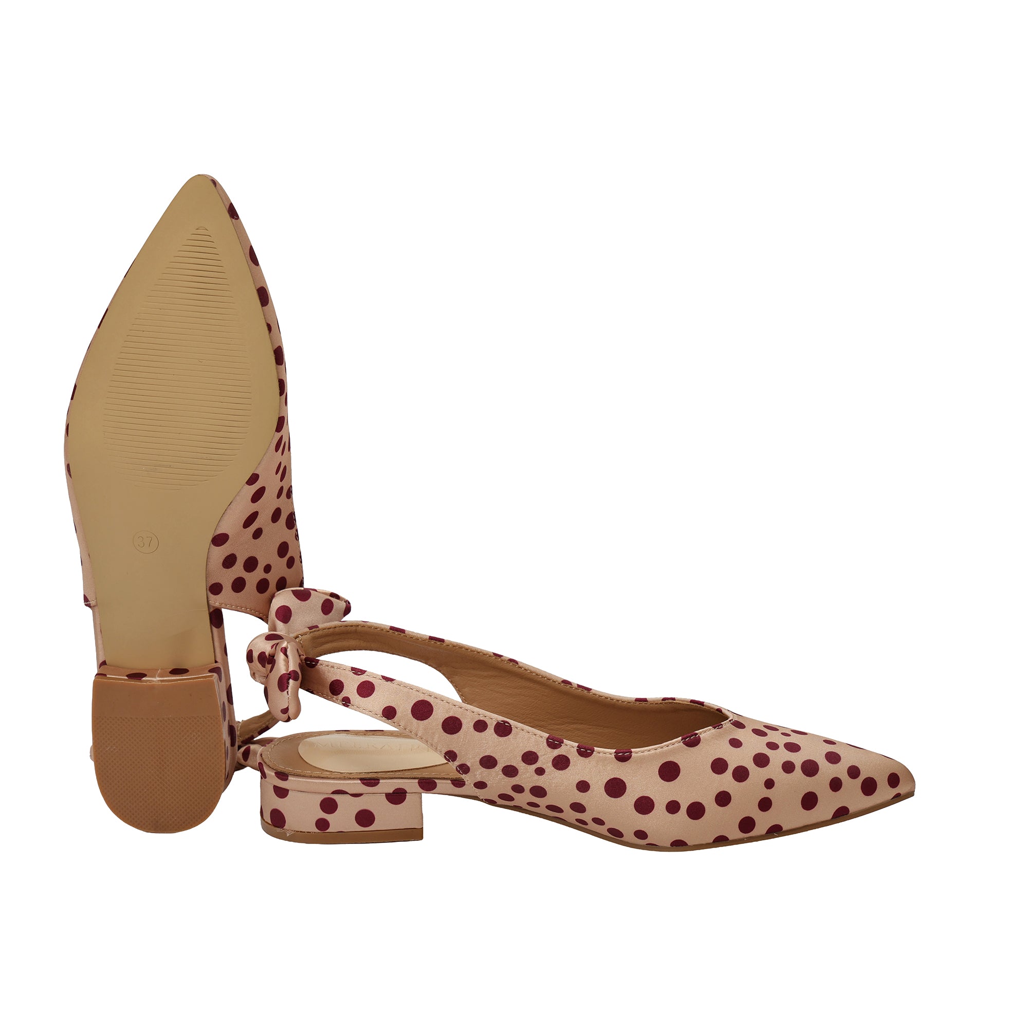 Ballerine pois - tacco 3,0 cm -Art.CL080