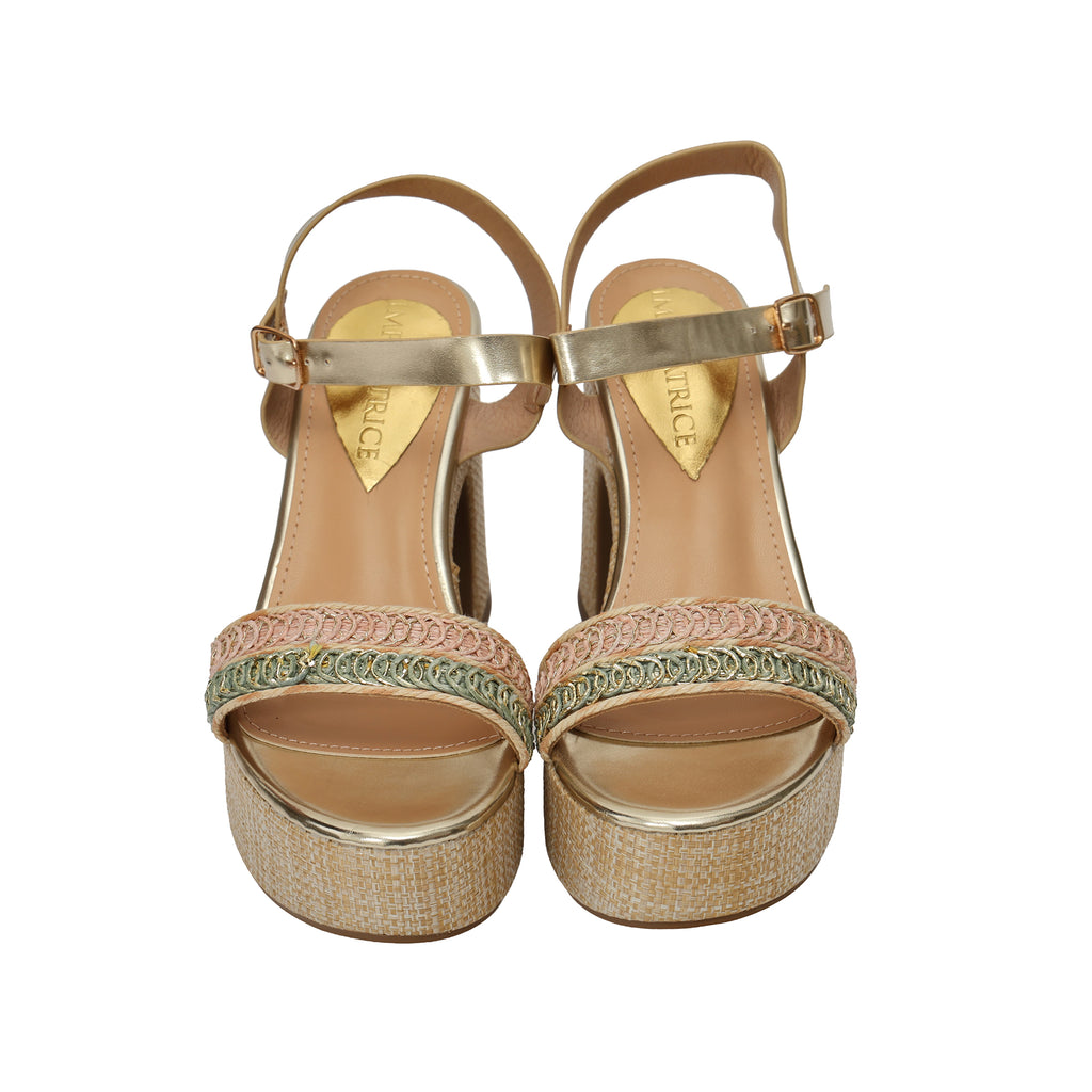 Sandali cinturino - tacco 11,0 cm - plateaux 4,0 cm -Art.BK574