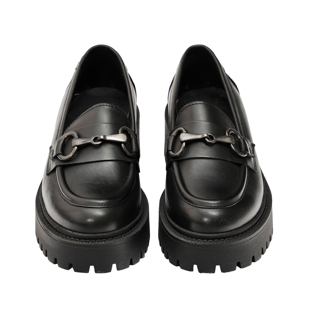 Mocassino in vera pelle con cinturino- Art.3014PELLE