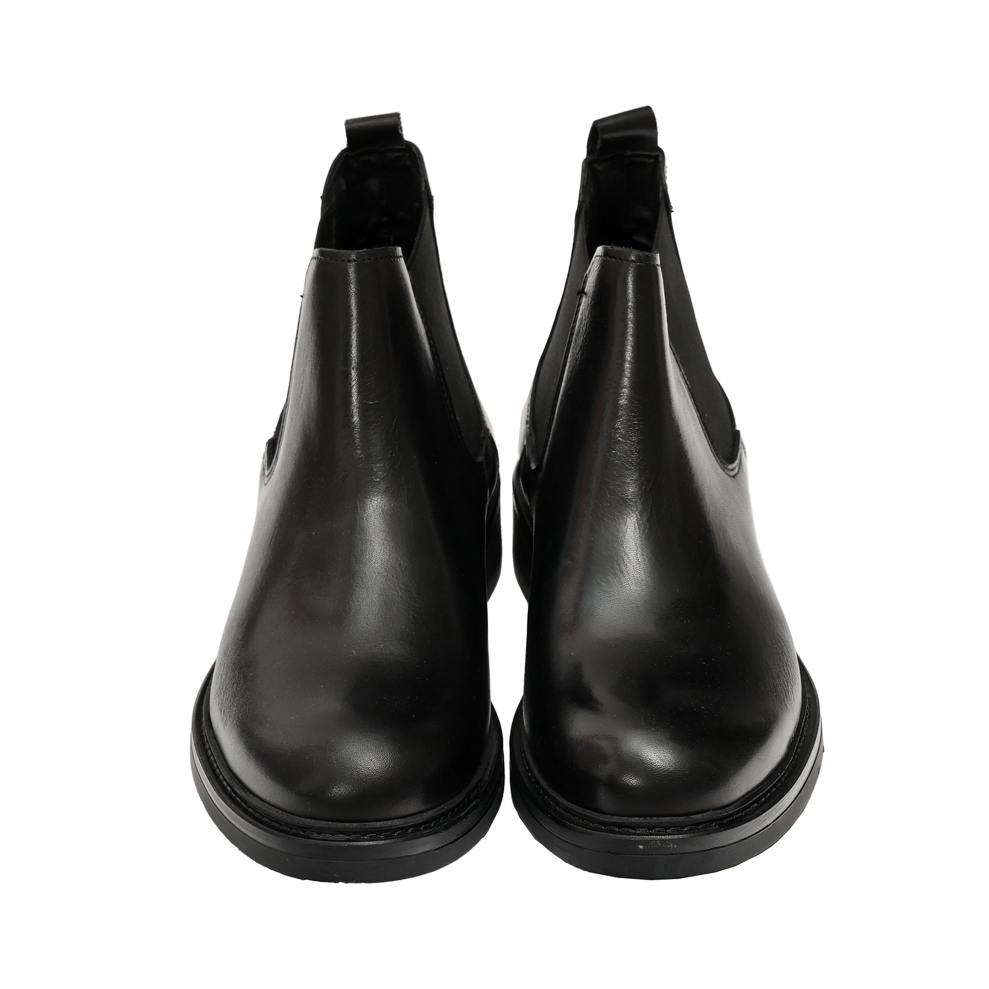 Beatles in pelle con fascia elastica-Art.757PELLE