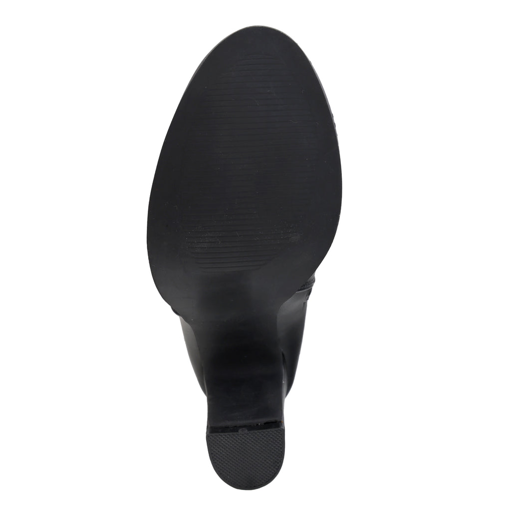 Tronchetti in simil pelle con fibbietta gioiello- Art.WJ541