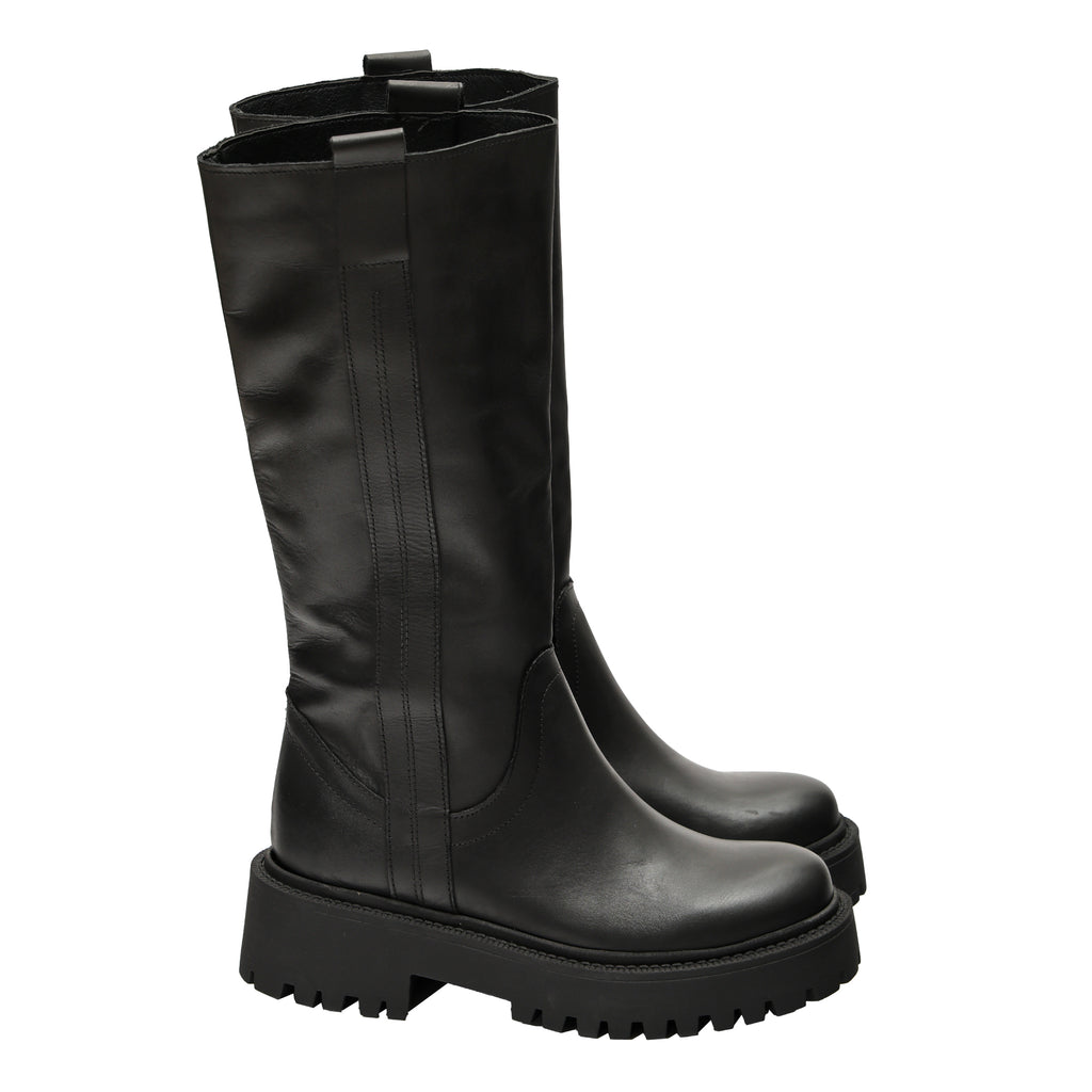 Stivale in vera pelle- Art.3005PELLE