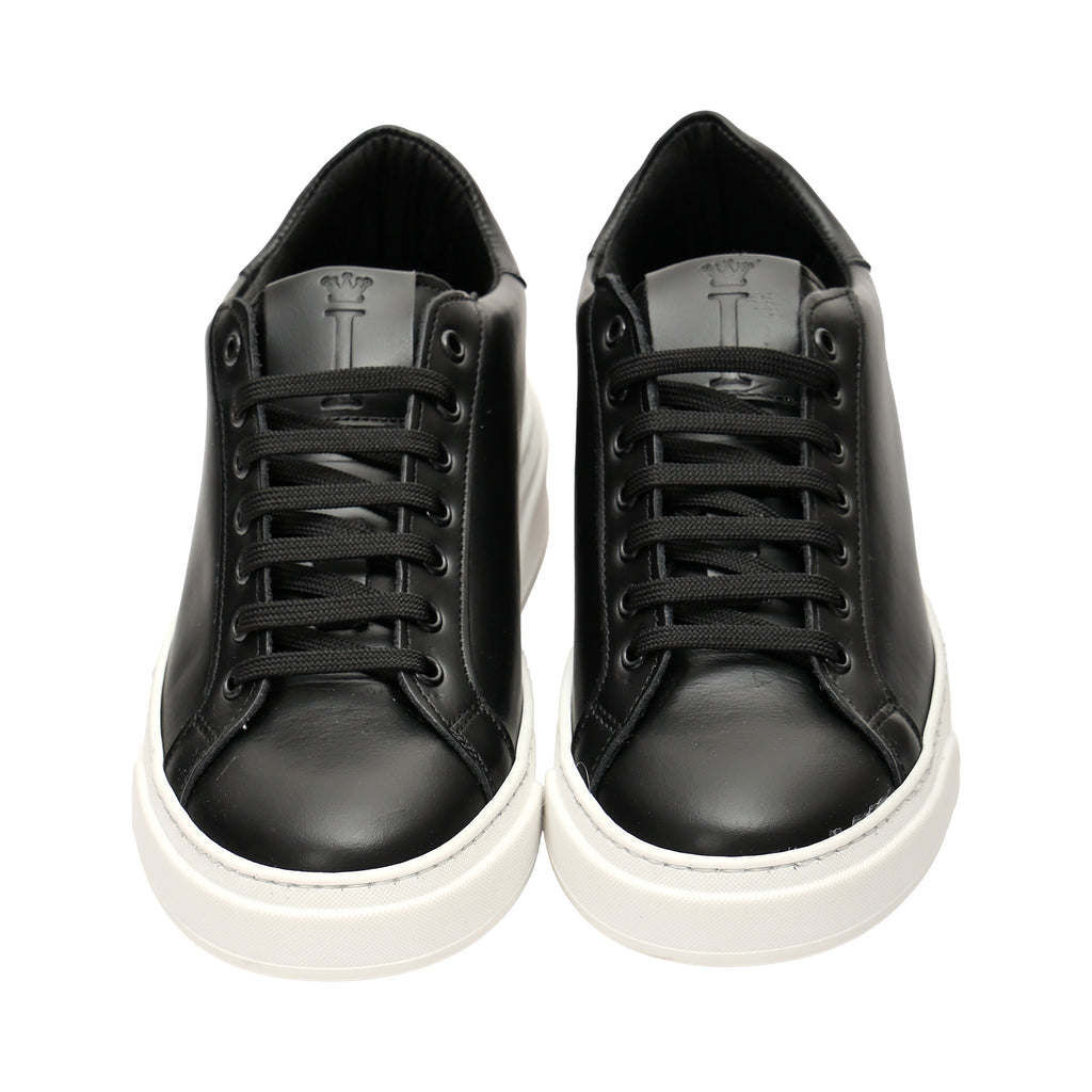 Sneakers stringate in vera pelle -Art.6PELLE