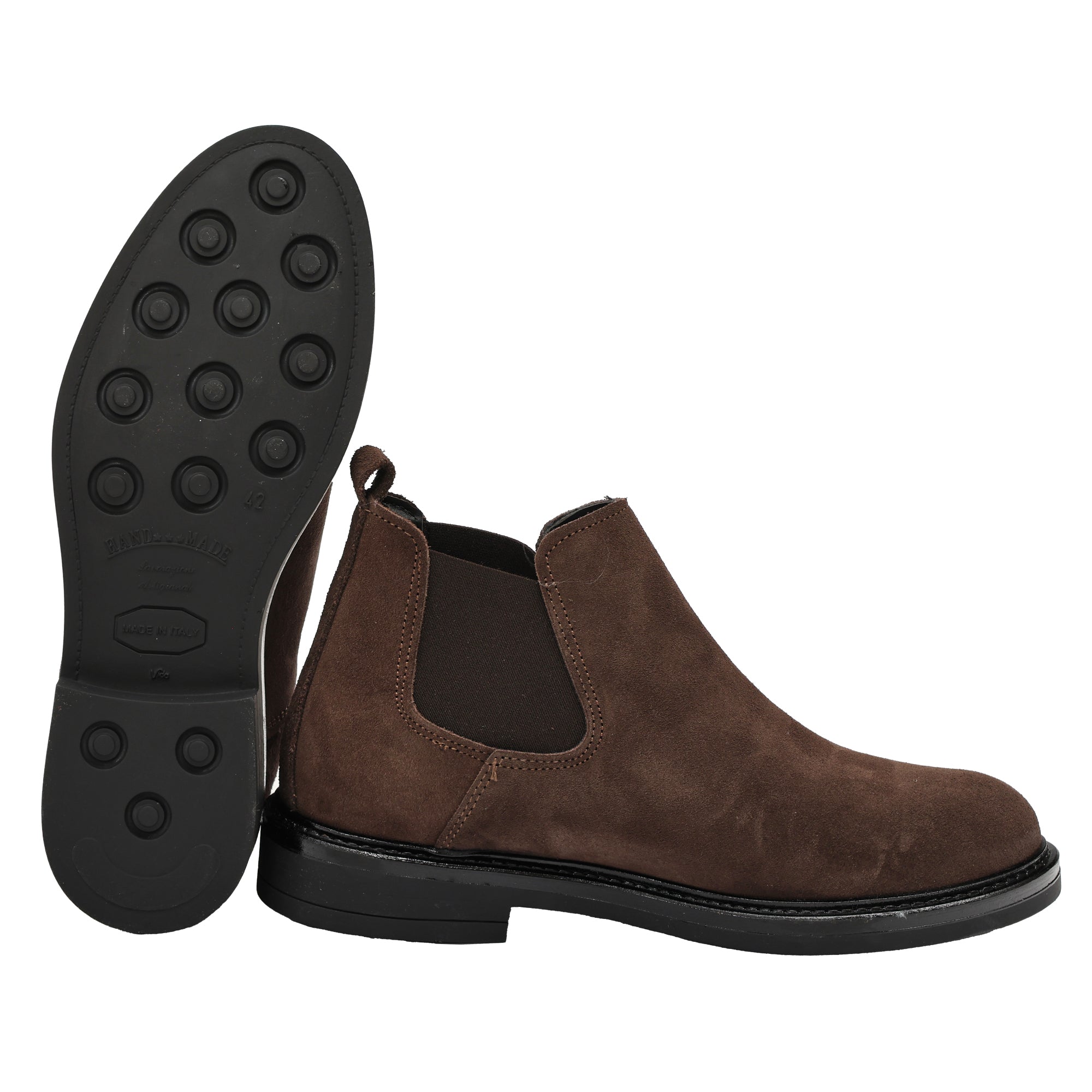 Beatles in camoscio con fascia elastica-Art.757CAMOSCIO