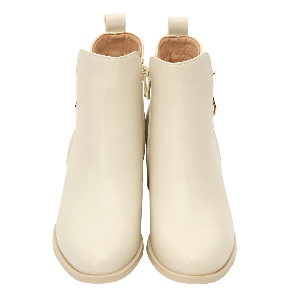 Stivaletti in simil pelle con tacco comodo- Art.CHC275