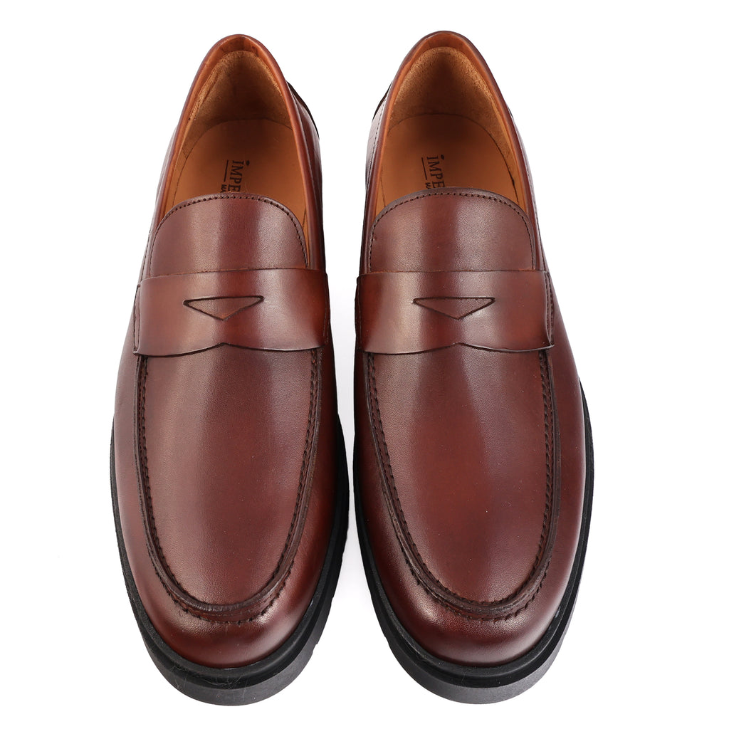 Mocassino in pelle con fondo light-Art.B02CRUSTFDOJACOBS