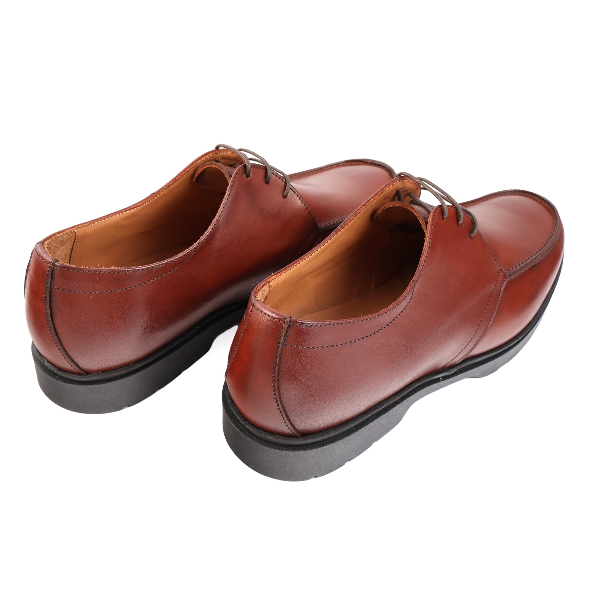 Derby stringate in vera pelle con fondo light-Art.B070CRUSTFDOJACOBS