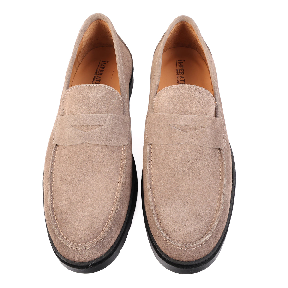 Mocassino in camoscio con fondo light-Art.B02CAMOSCIOFDOJACOBS