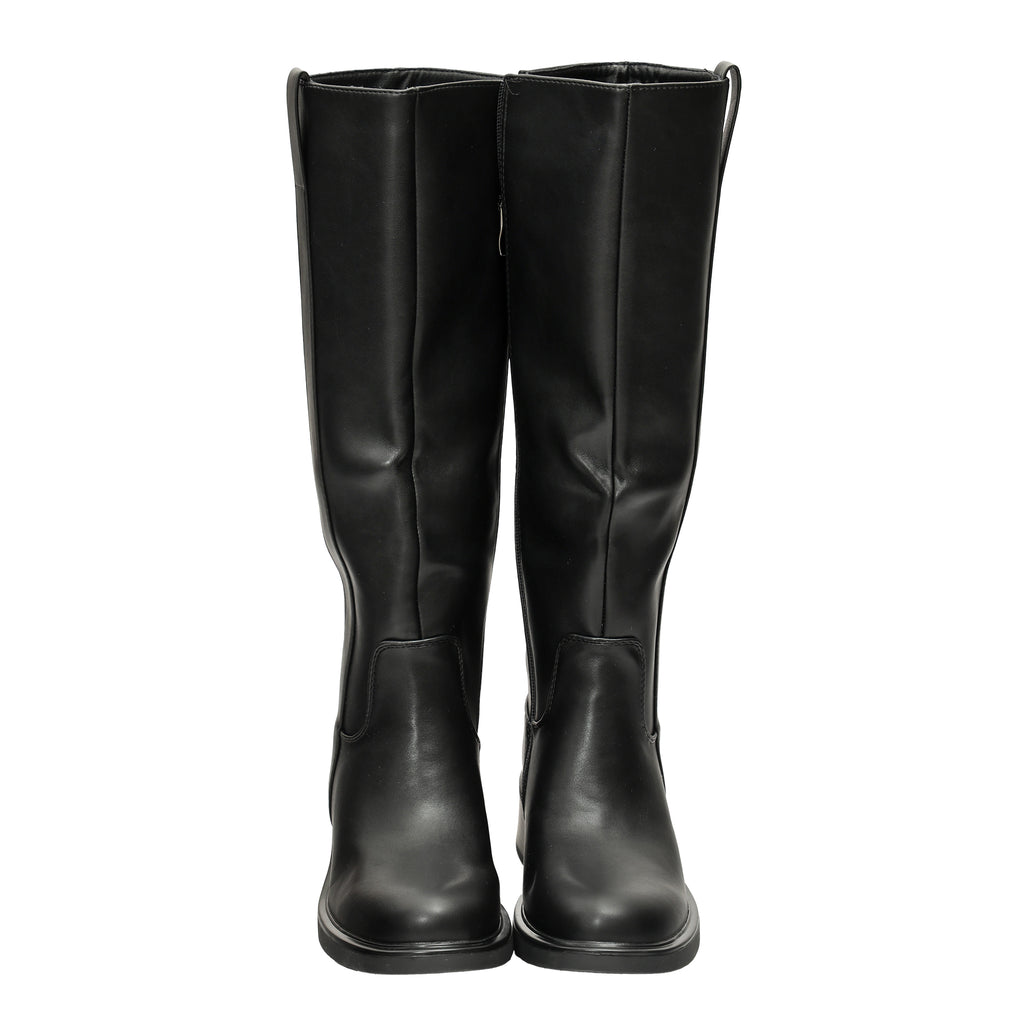 Stivale in simil pelle con tacco comodo- Art.DF024