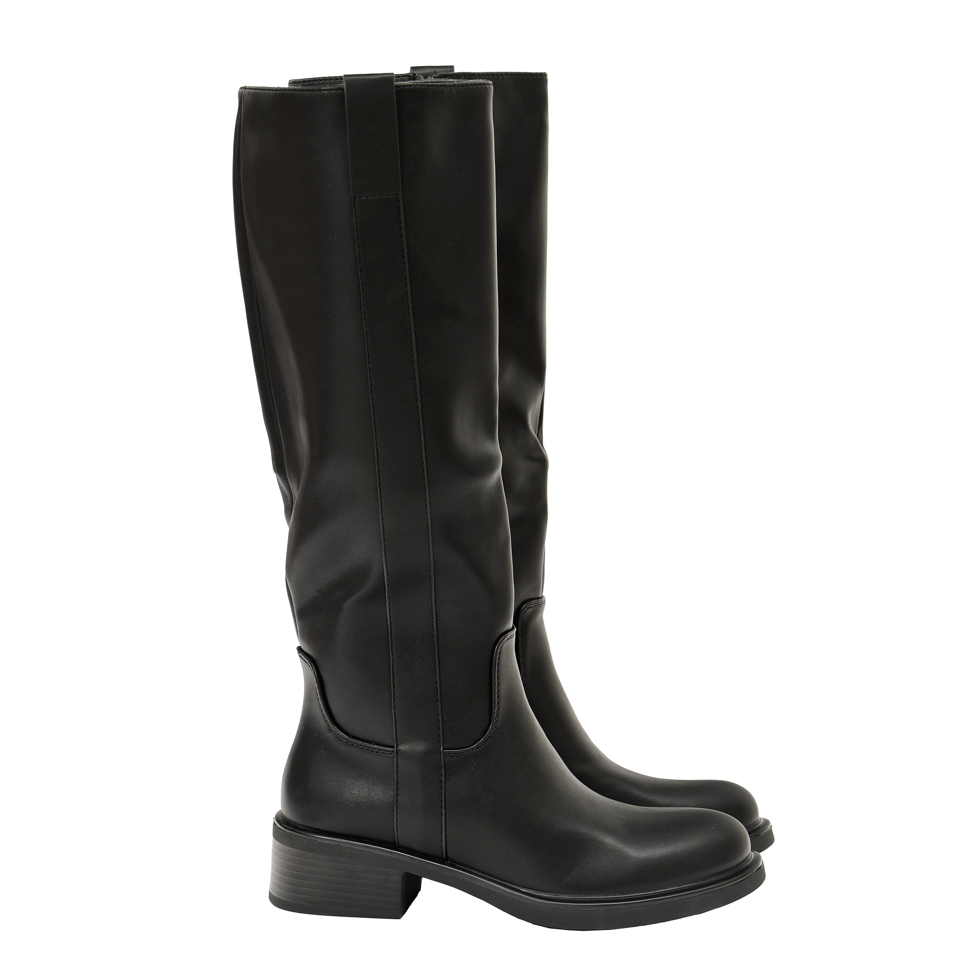Stivale in simil pelle con tacco comodo- Art.DF024