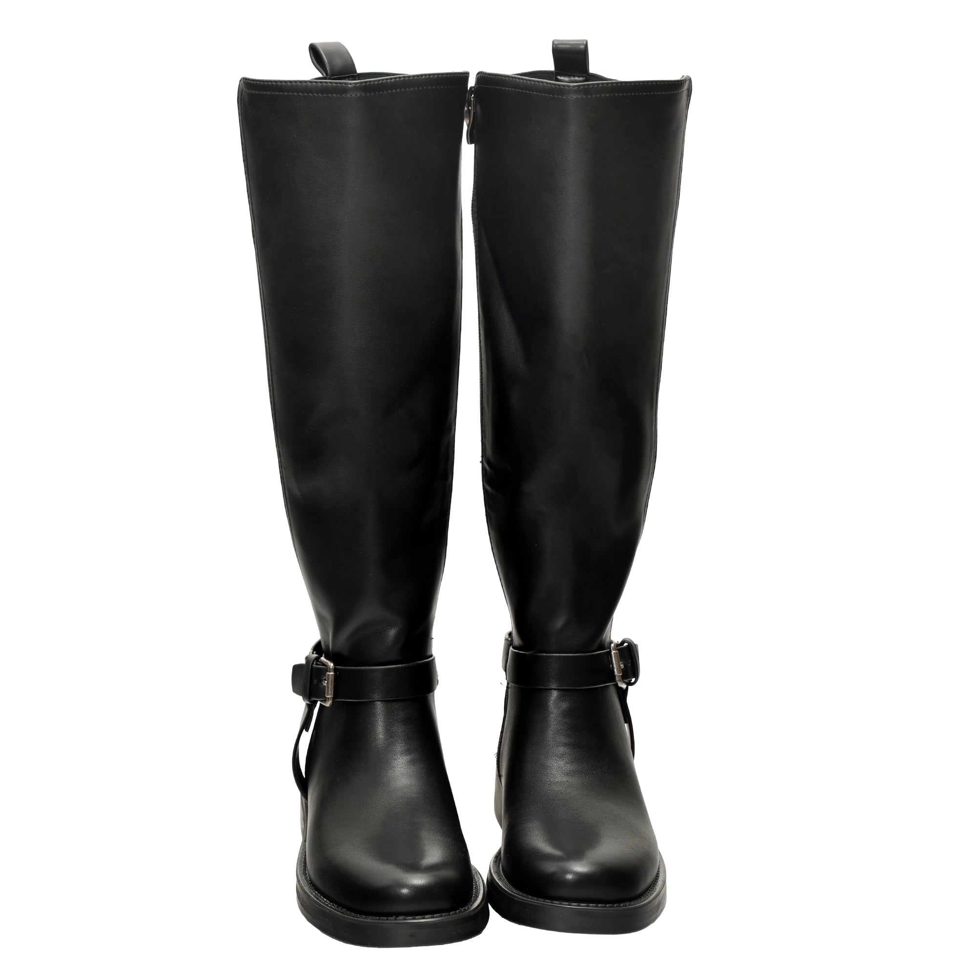Stivale in simil pelle con fasce elastiche - Art.DF042