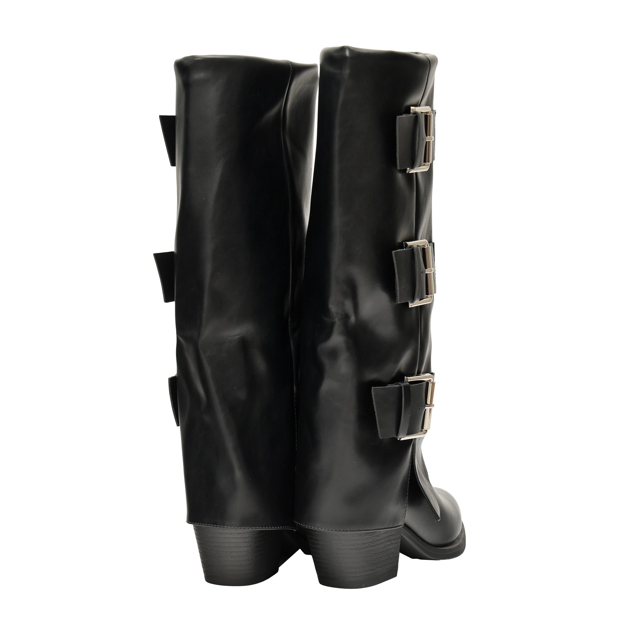 Stivale in simil pelle con fibbie- Art.68348