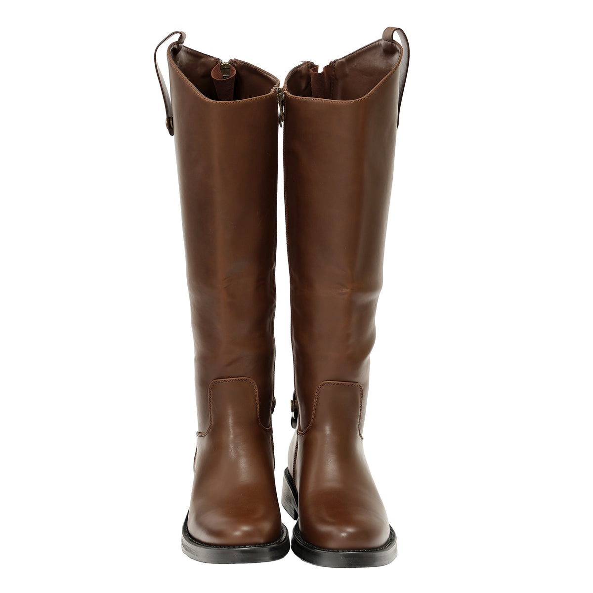 Stivale in simil pelle con tacco comodo- Art.DF038