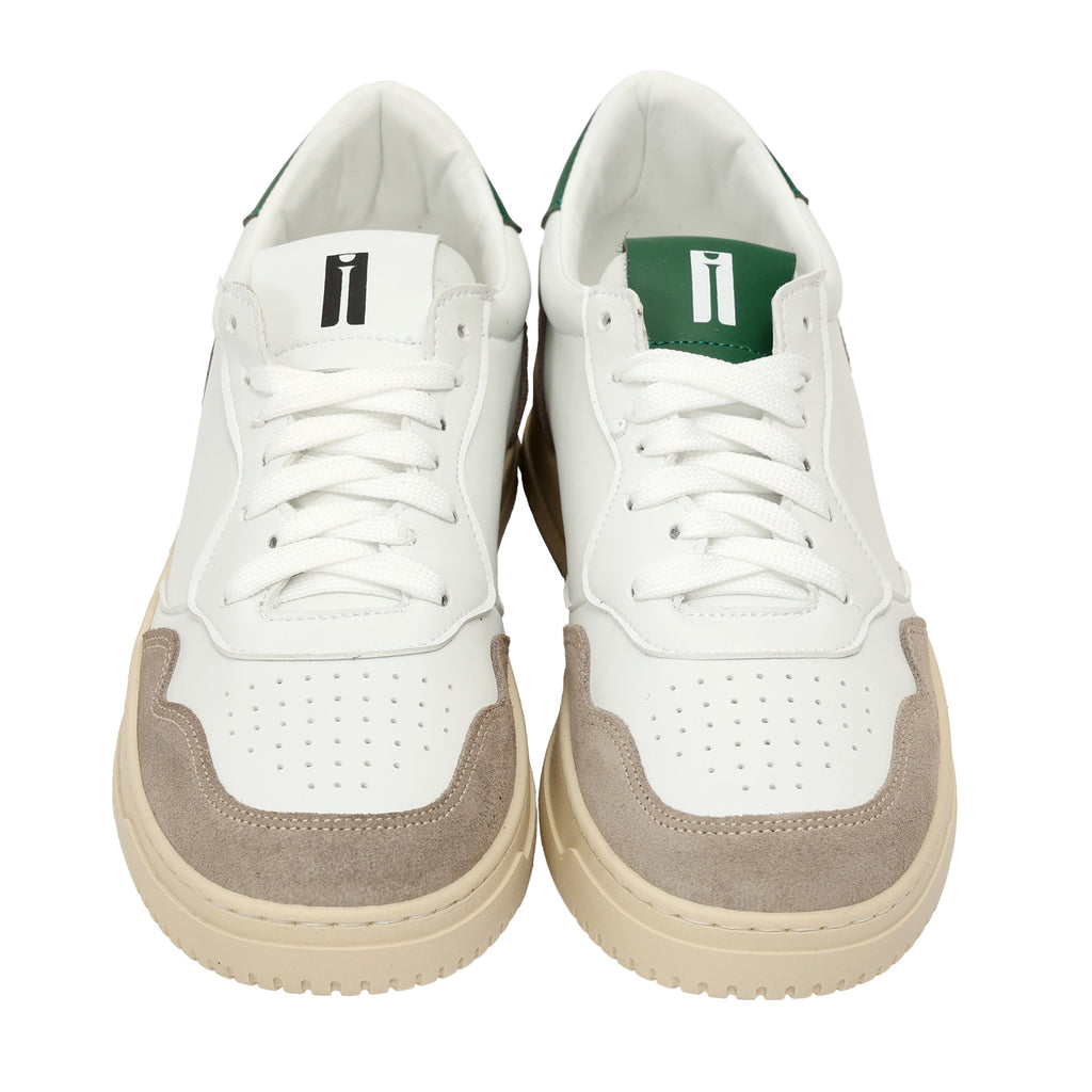 Sneakers in pelle con inserti in camoscio-Art.CALICAMOSCIO