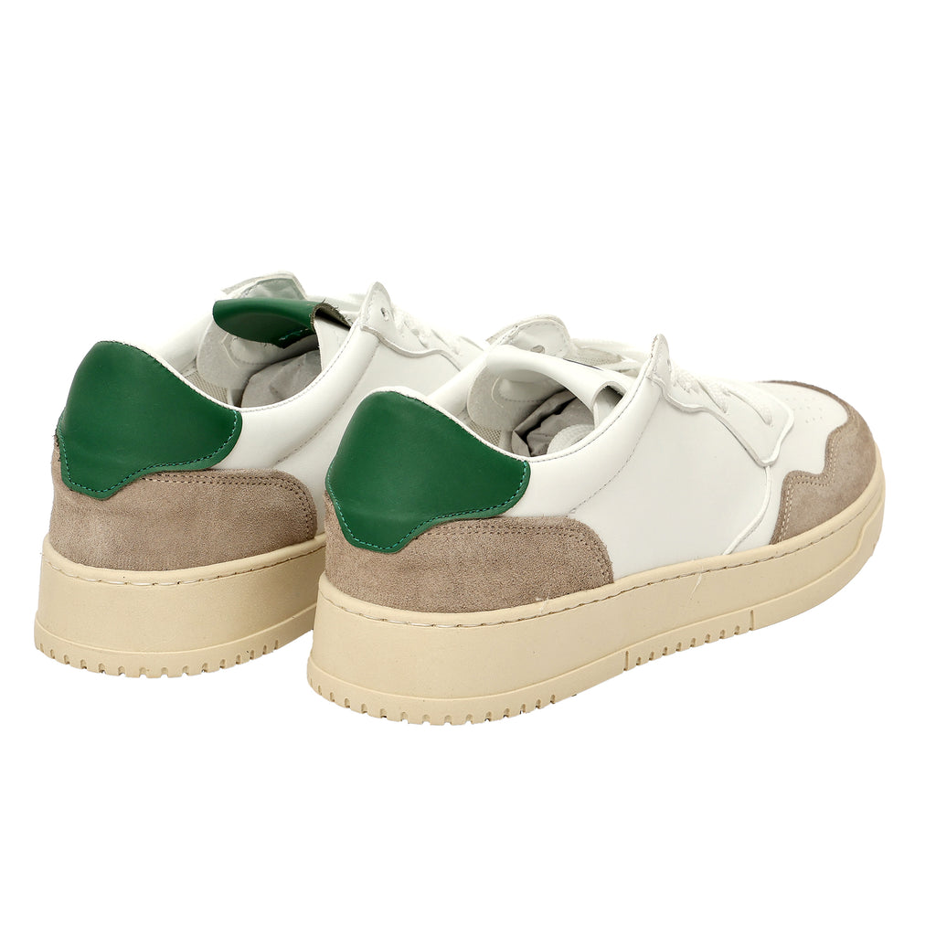 Sneakers in pelle con inserti in camoscio-Art.CALICAMOSCIO