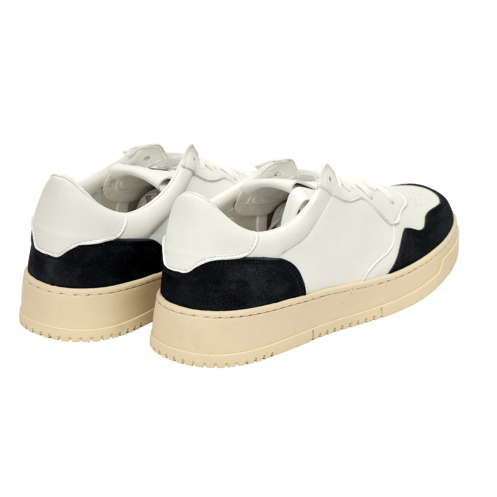 Sneakers in pelle con inserti in camoscio-Art.CALICAMOSCIO