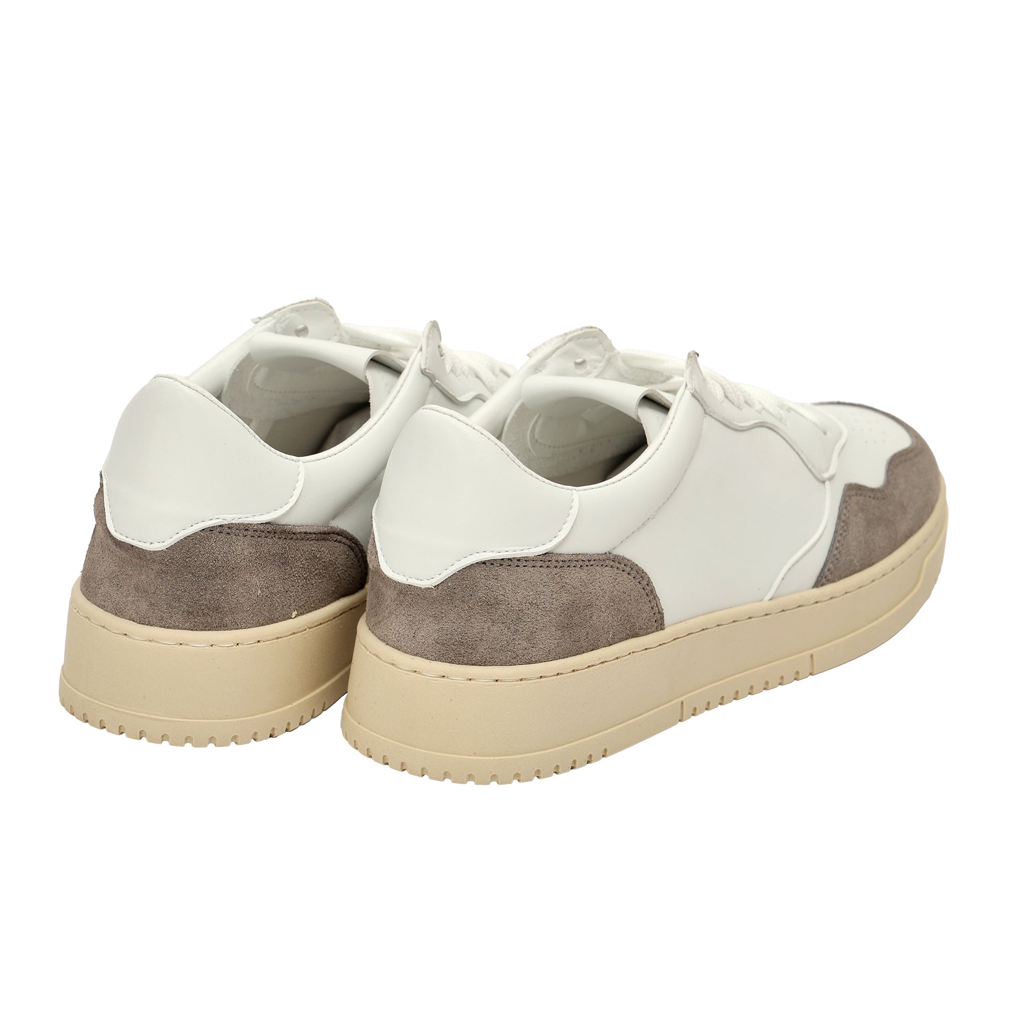 Sneakers in pelle con inserti in camoscio-Art.CALICAMOSCIO
