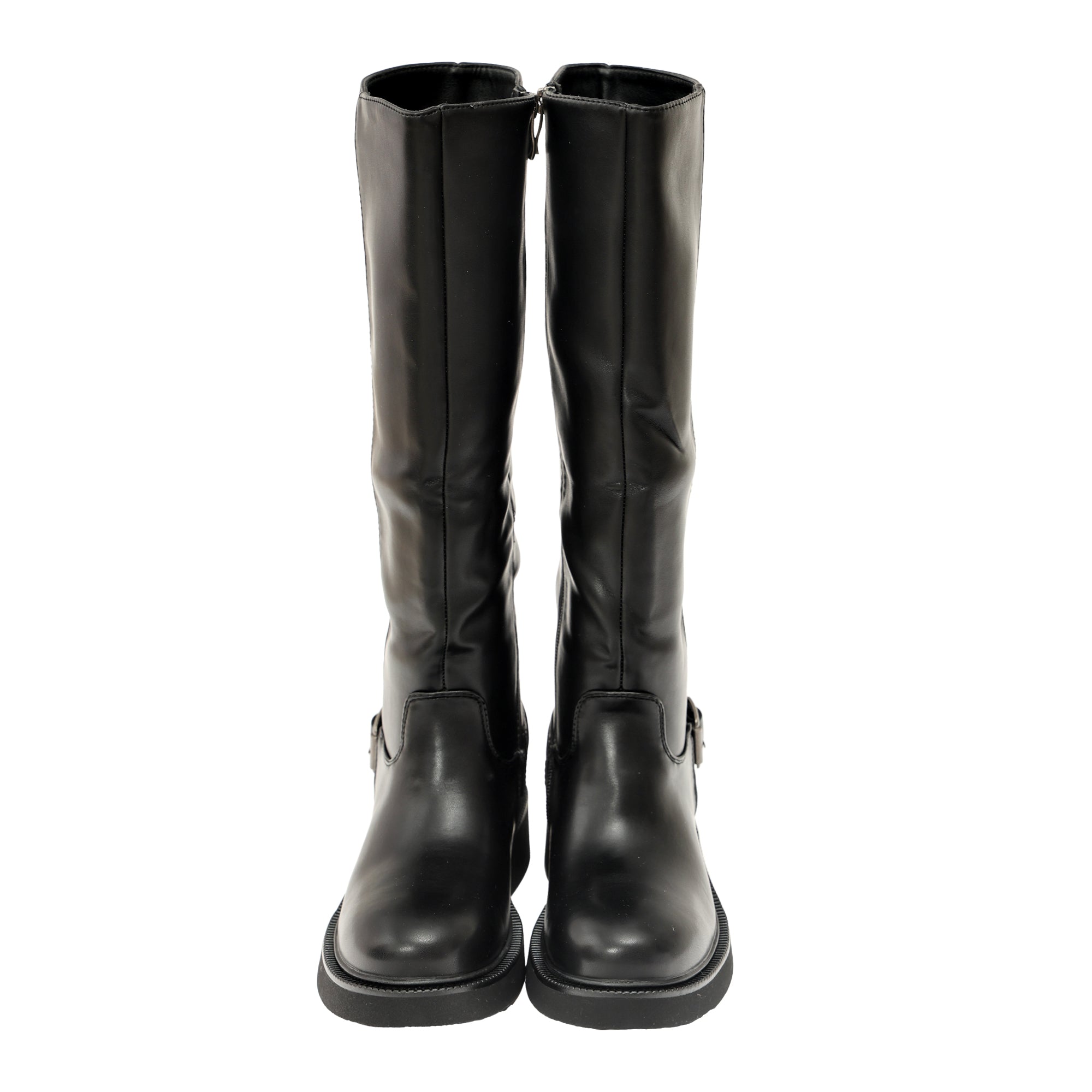 Stivale in simil pelle con tacco comodo- Art.DF026