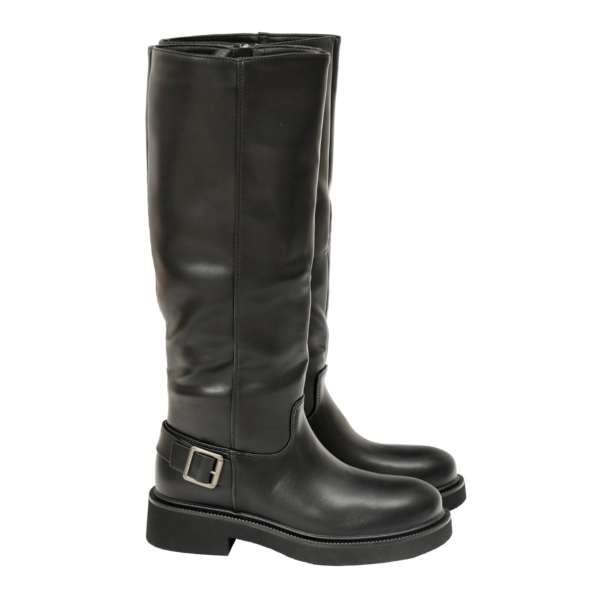 Stivale in simil pelle con tacco comodo- Art.DF026