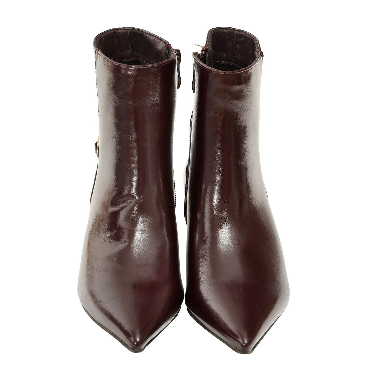 Tronchetto in simil pelle con tacco basso- Art.68338