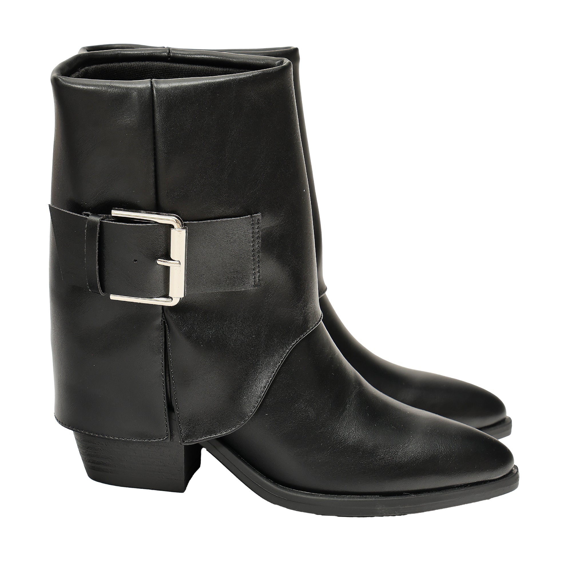 Stivaletto in simil pelle con fibbia- Art.68349