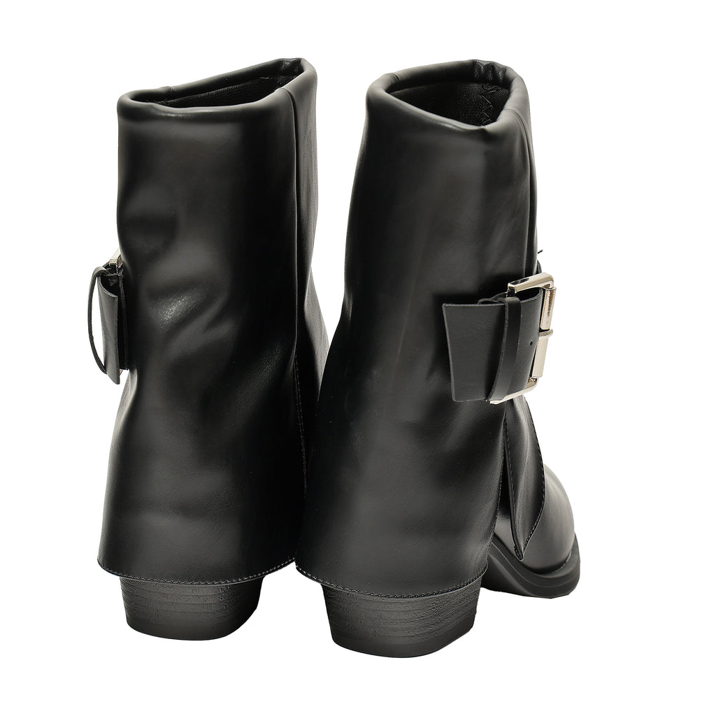 Stivaletto in simil pelle con fibbia- Art.68349