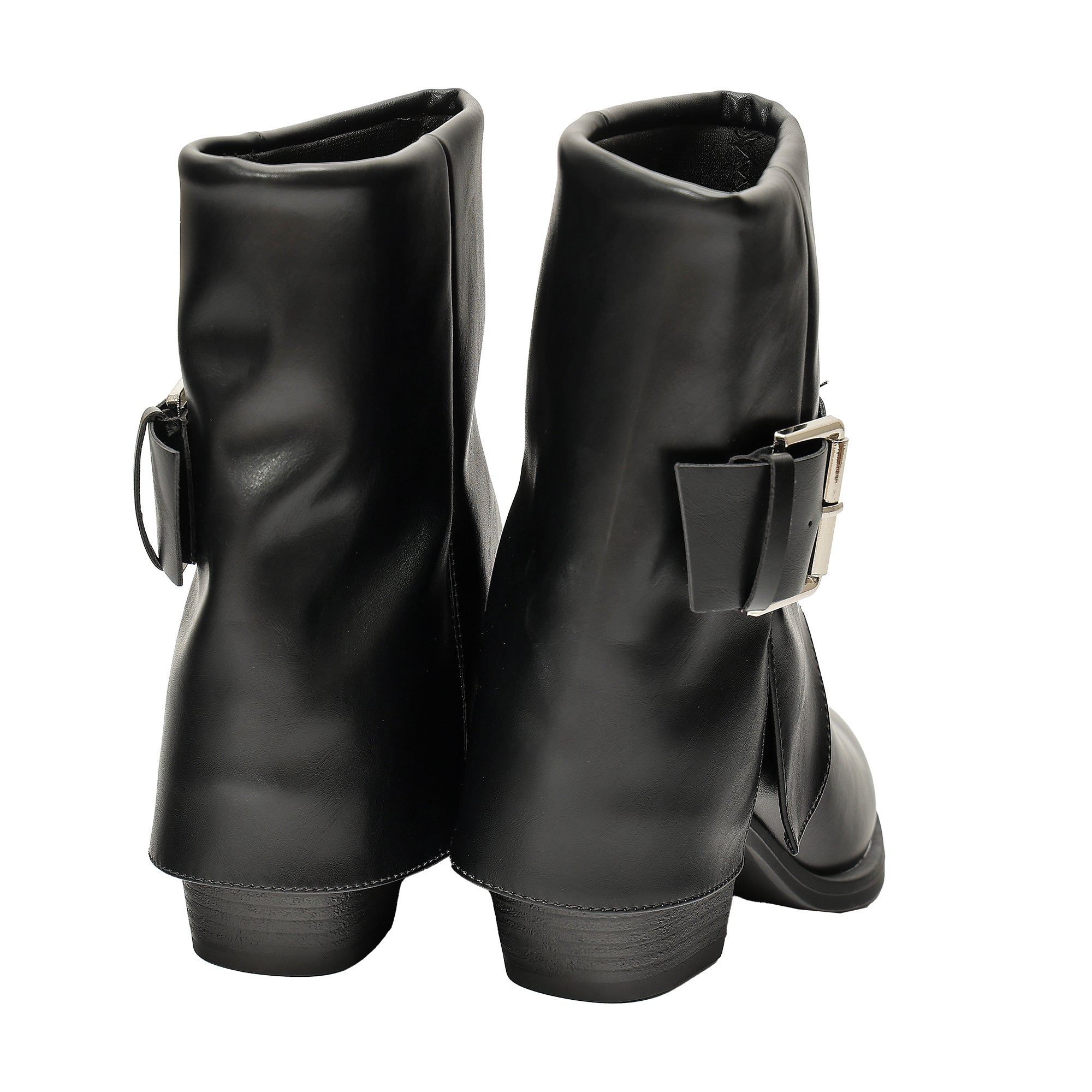 Stivaletto in simil pelle con fibbia- Art.68349