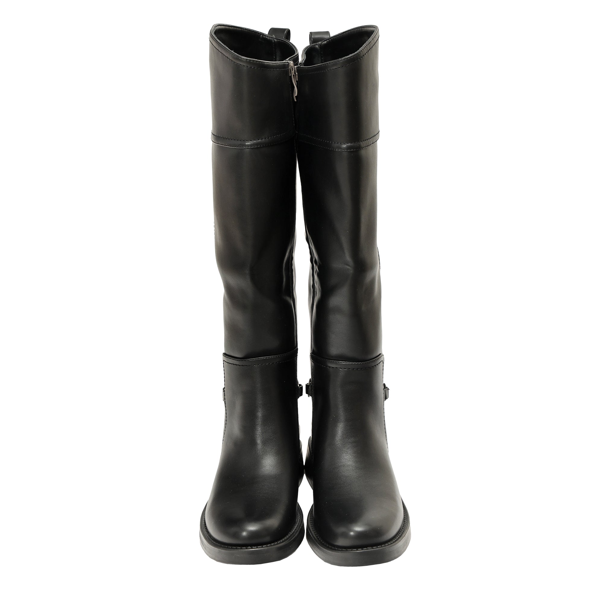 Stivale in simil pelle con tacco basso - Art.DF040