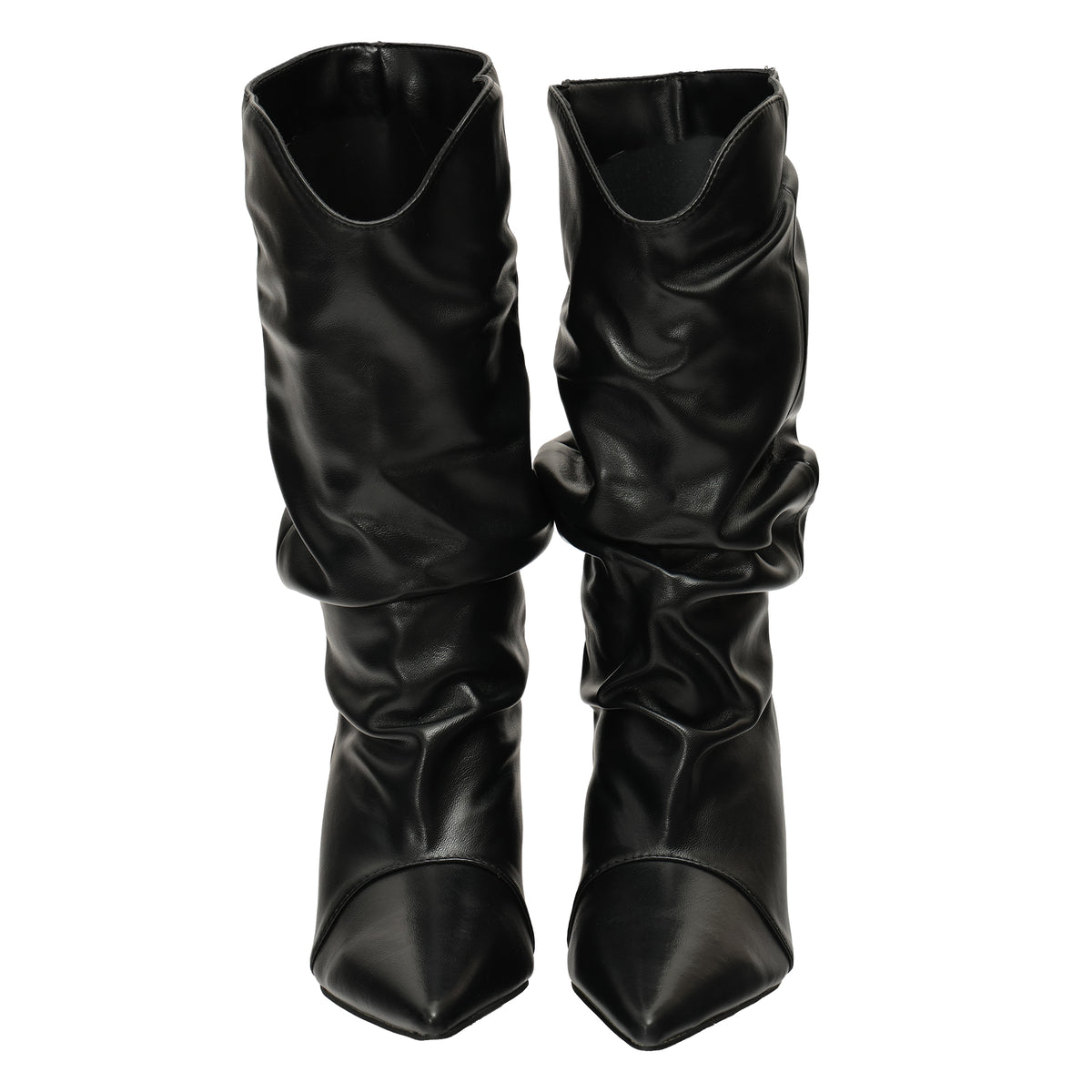 Stivaletto in simil pelle con tacco basso- Art.68361