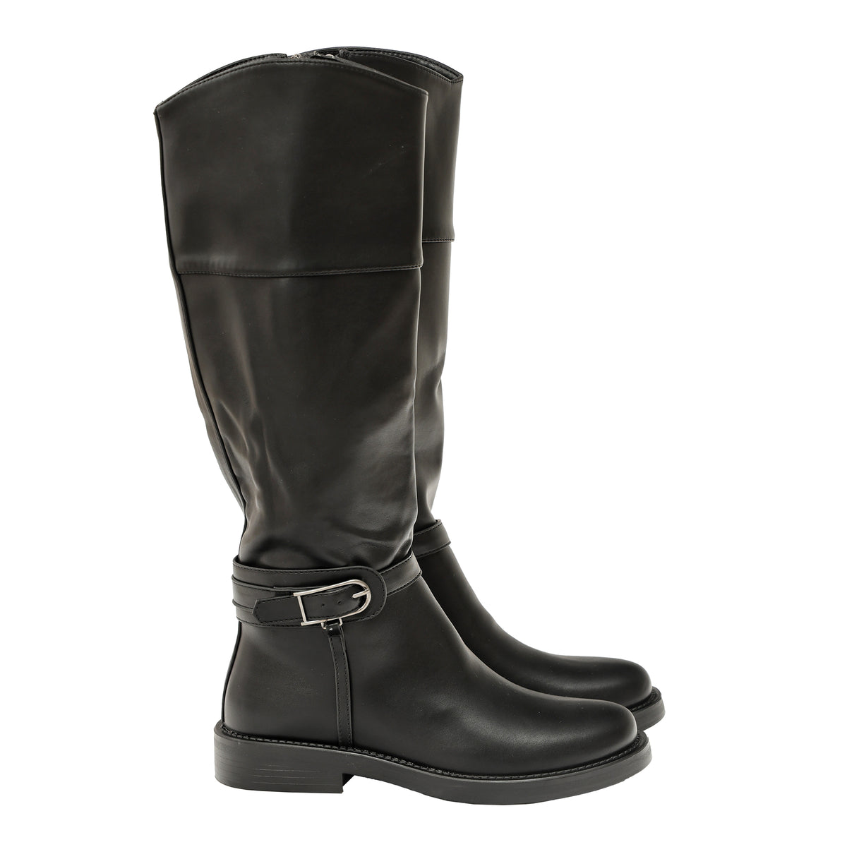 Stivale in simil pelle con tacco comodo- Art.DF039