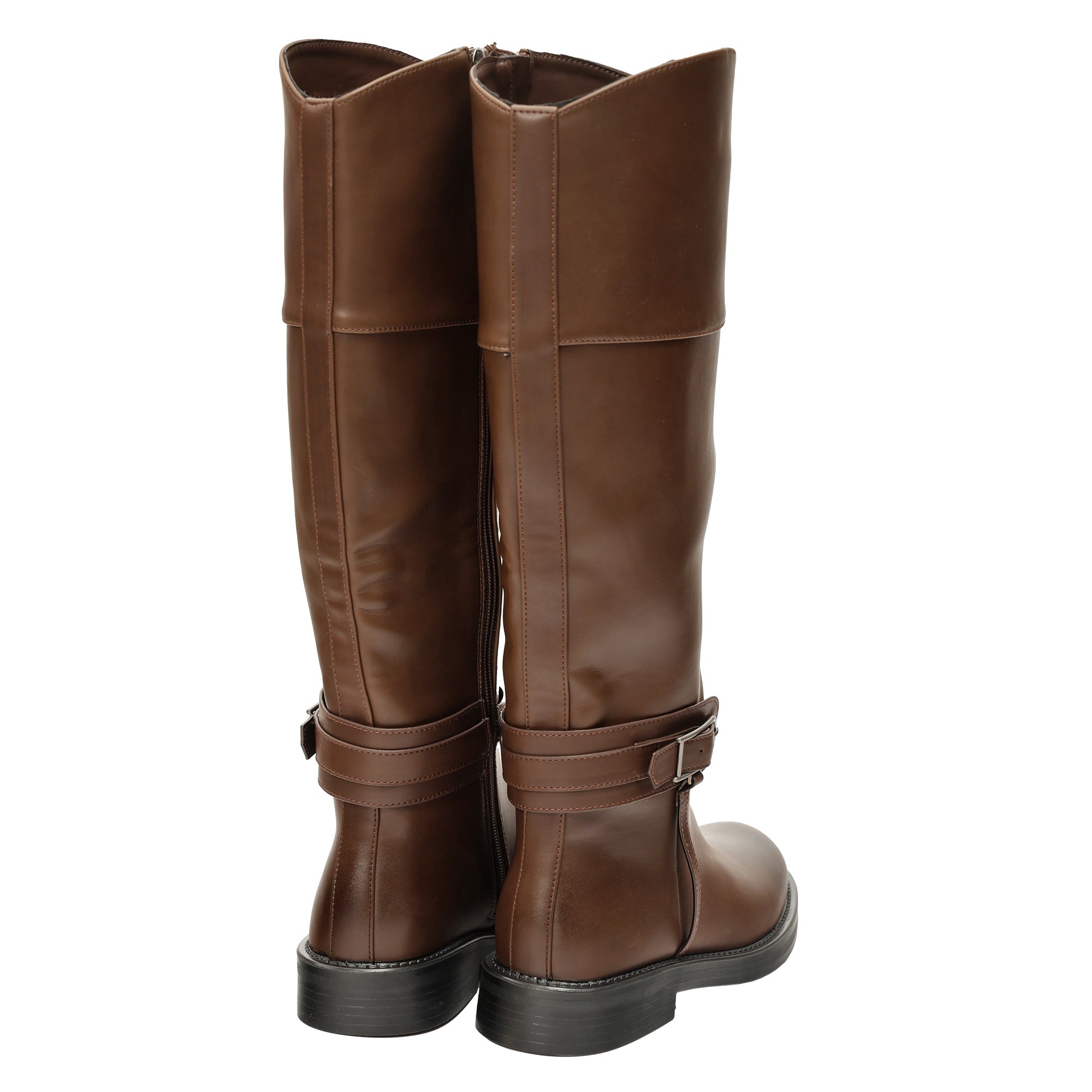 Stivale in simil pelle con tacco comodo- Art.DF039