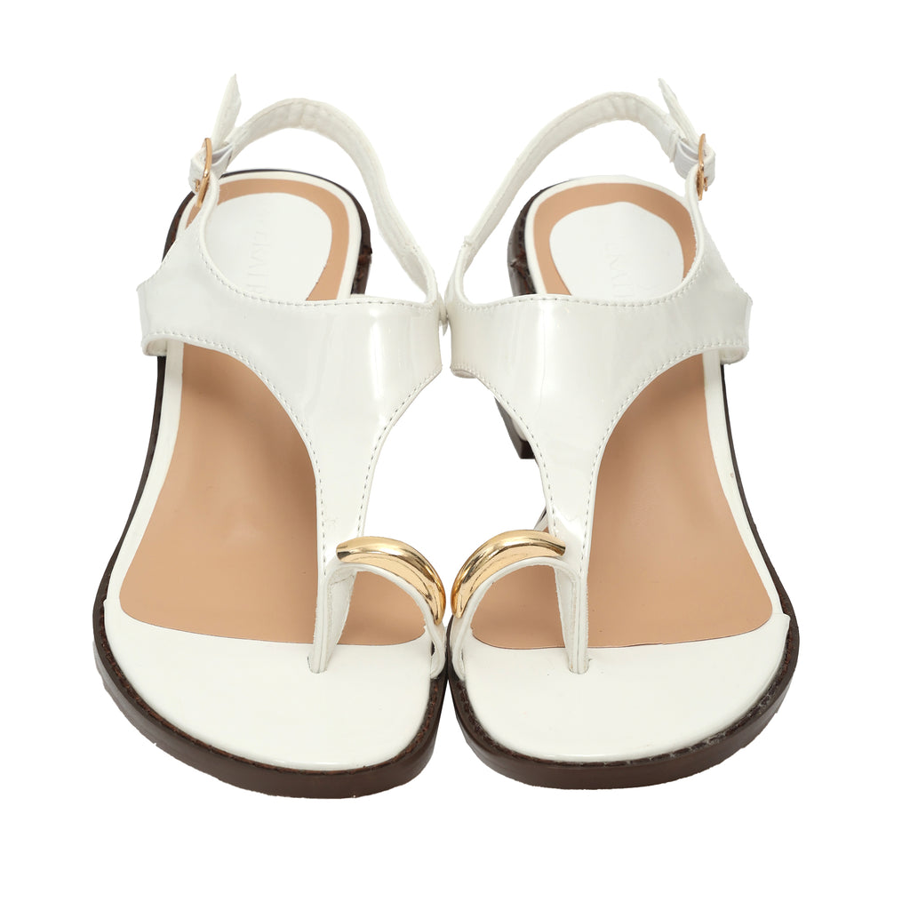 Sandali infradito con accessorio - tacco 6,5 cm -Art.OK127