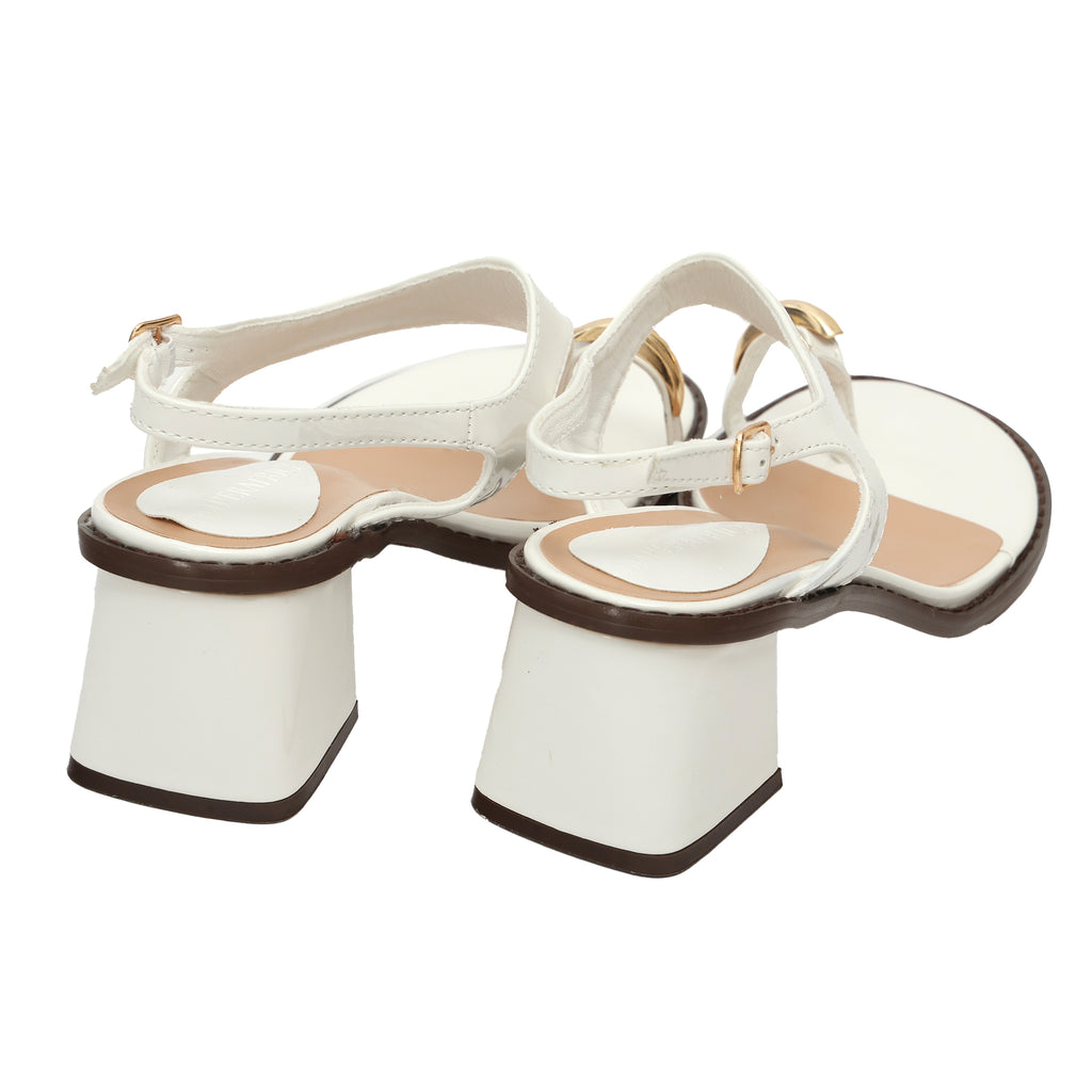 Sandali infradito con accessorio - tacco 6,5 cm -Art.OK127