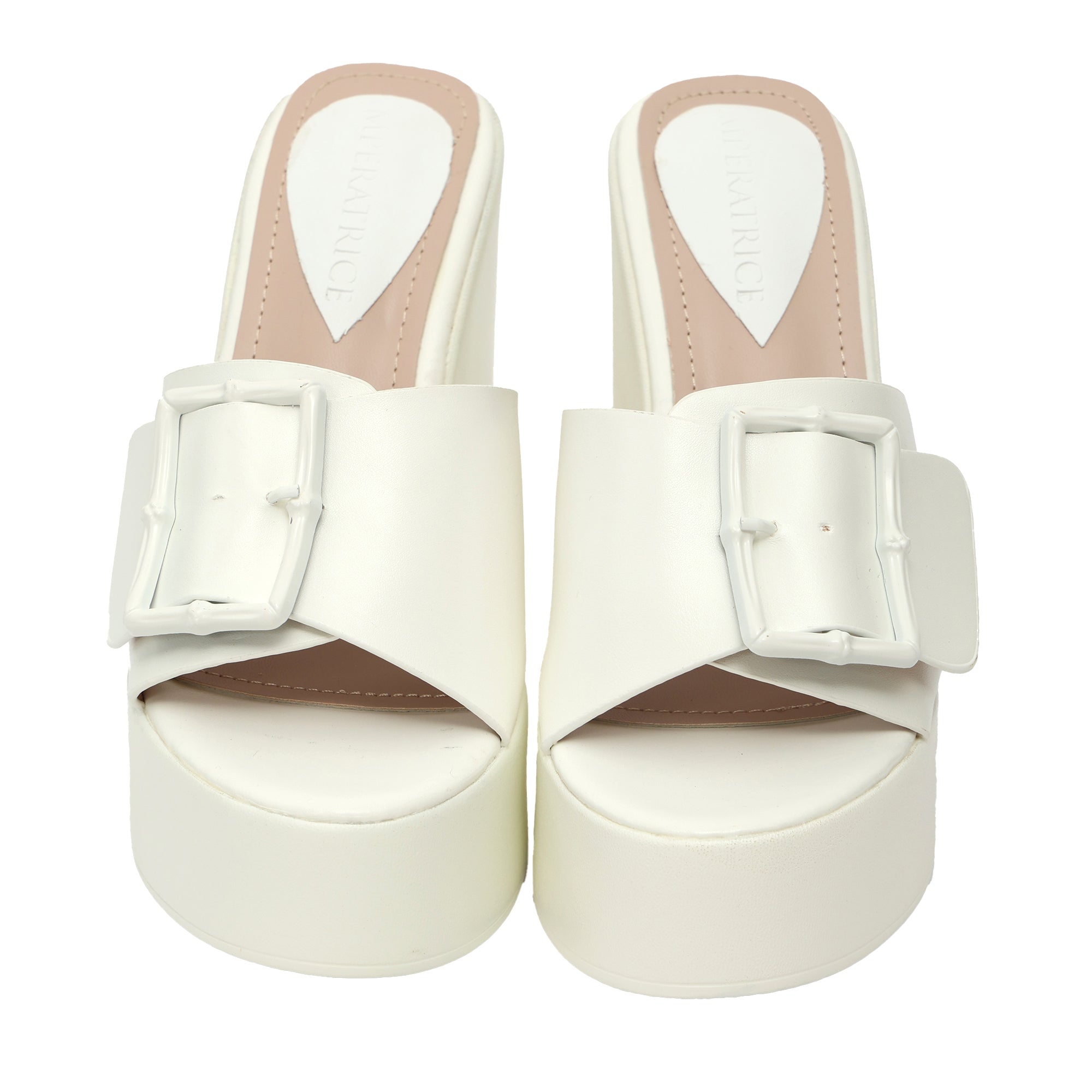 Ciabatta con zeppa - tacco 12,5 cm - plateaux 4,5 cm -Art.CL520