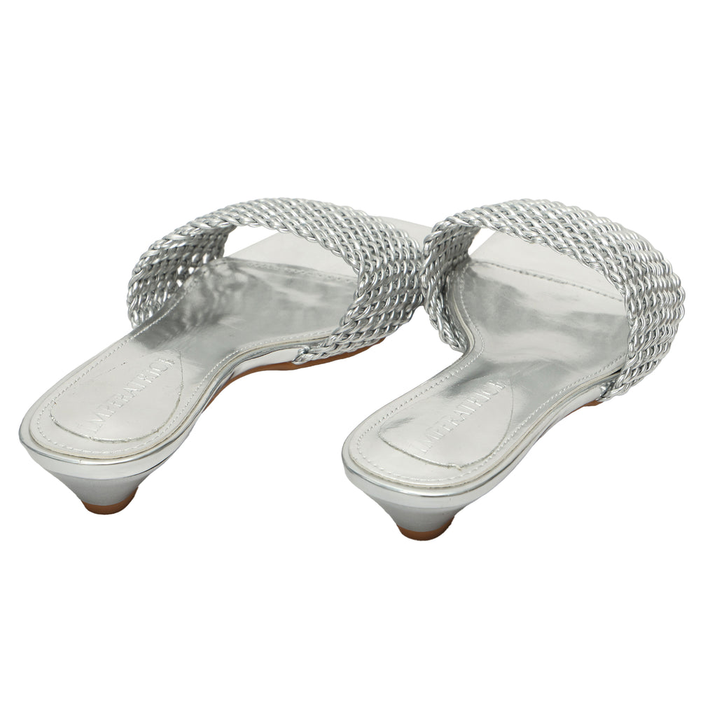 Ciabatta intreccio  - tacco 3,5 cm -Art.CL502