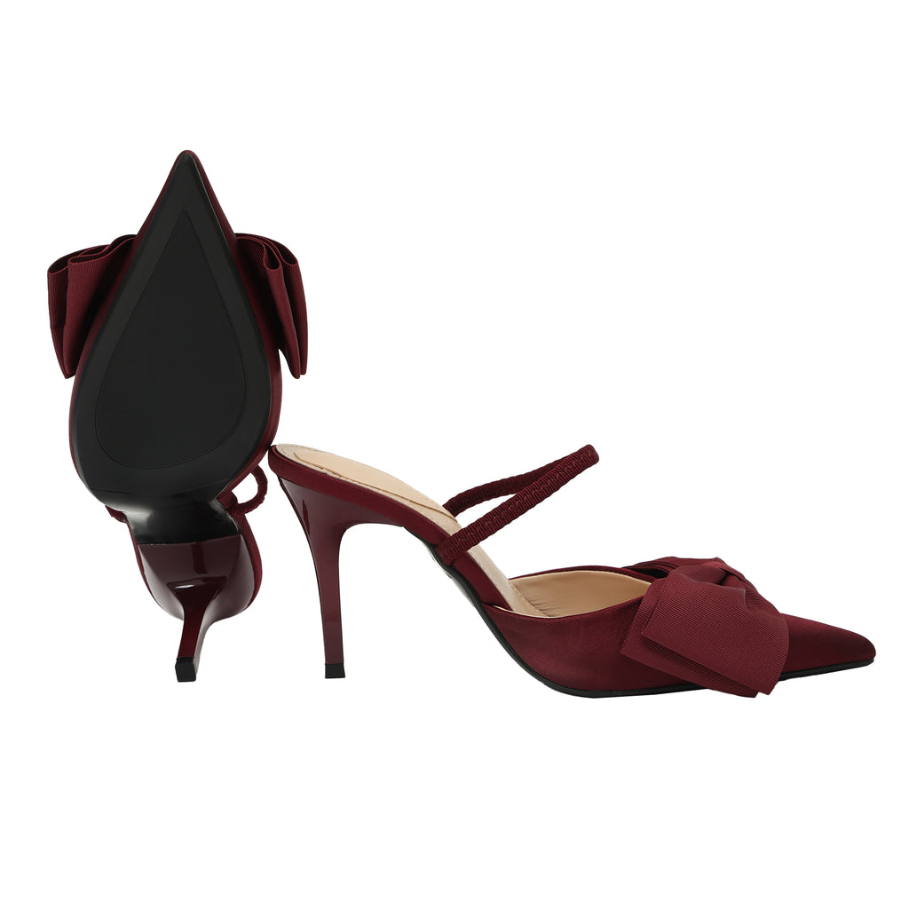 Decollete con fiocco - tacco 10,0 cm -Art.BO288