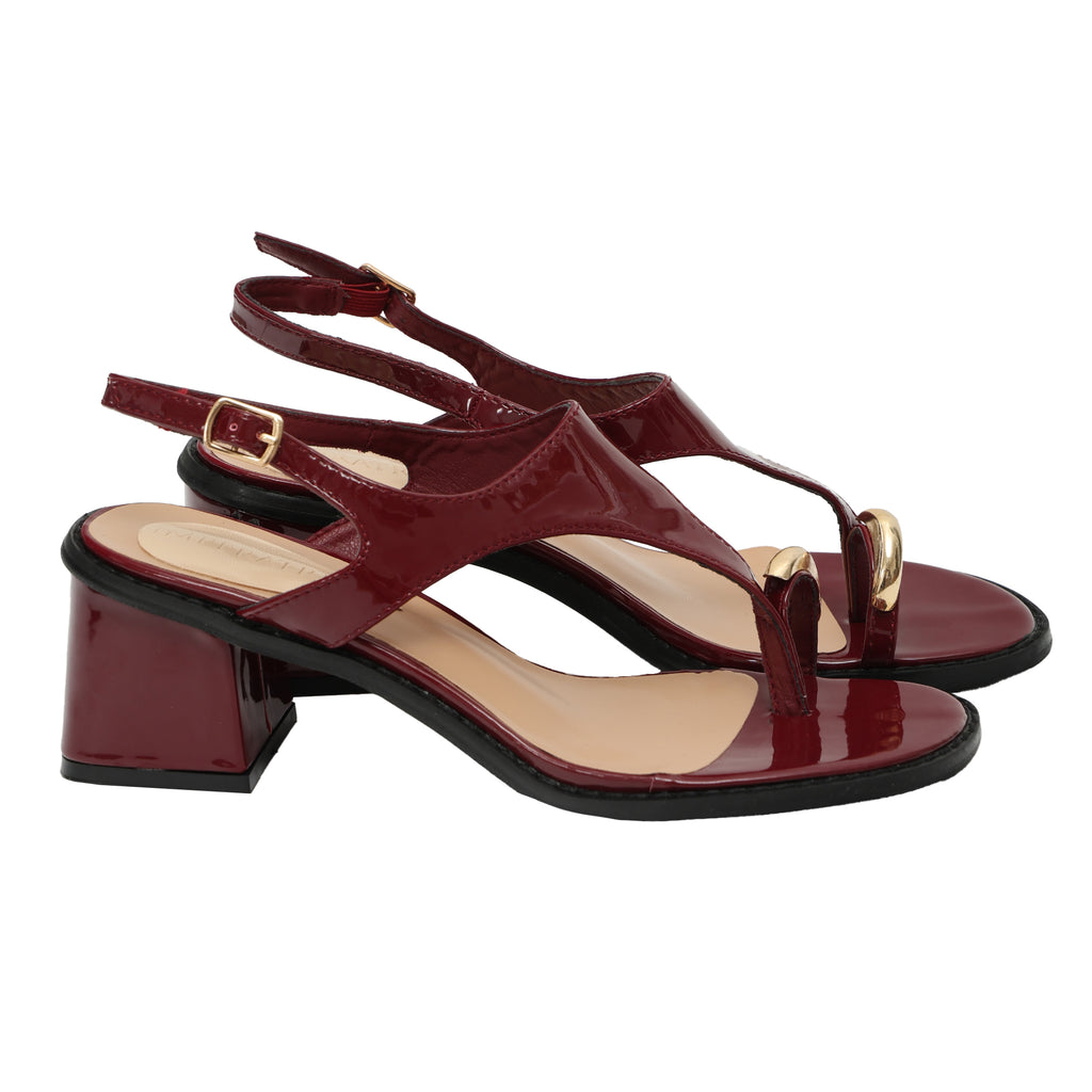 Sandali infradito con accessorio - tacco 6,5 cm -Art.OK127